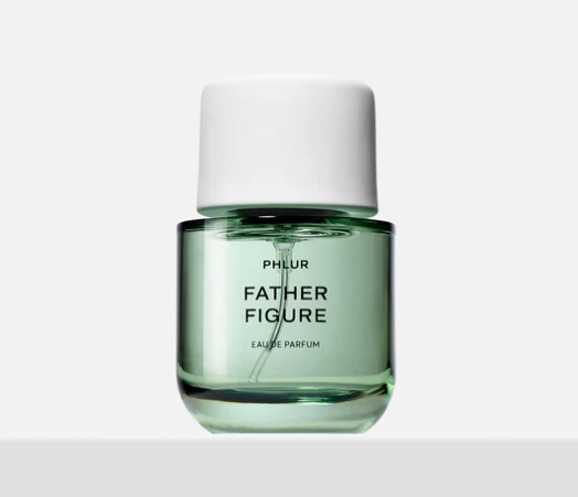 phlur father figure perfume bottle on white background